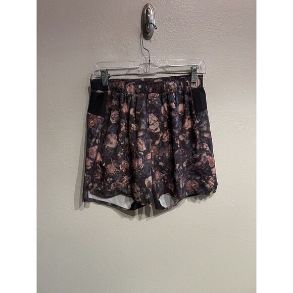 Lululemon Mens Medium Surge Shorts Lined Floral Flowers 6” - Picture 1 of 5